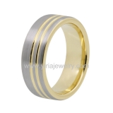 Wholesale 4mm high polished black ceramic wedding band ring
