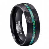 Wholesale 4mm high polished black ceramic wedding band ring